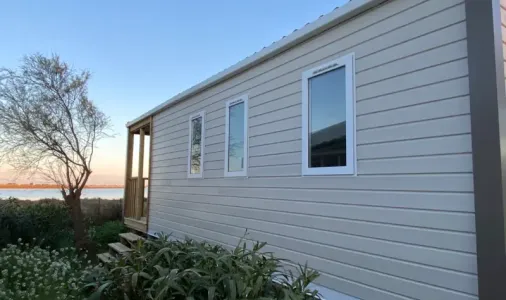 Mobil Home Loggia Bay 2 Chambres - 4 Personnes Vue étang