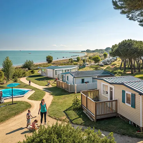 Camping du Bord de Mer à Saint-Michel-Chef-Chef