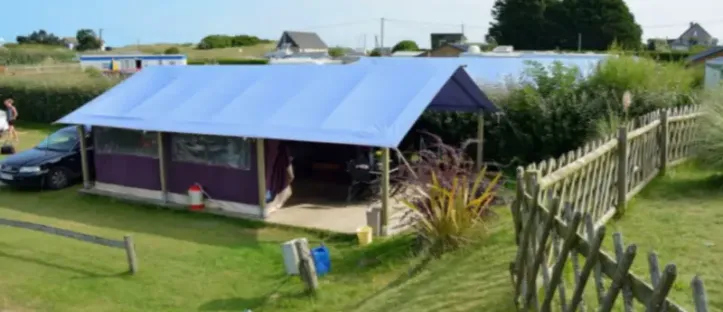 Tente toile Premium 2 Chambres - 5 Personnes