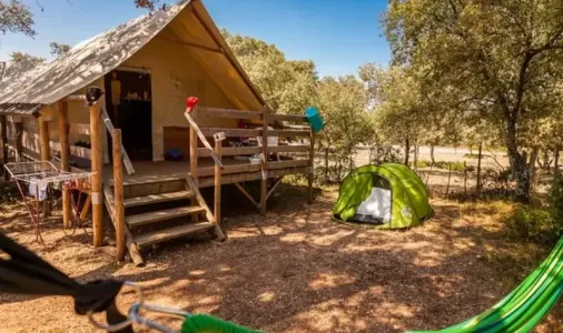 Cabane Lodge Confort Safari 2 Chambres - 4 Personnes (Sans sanitaires)