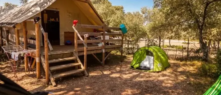 Cabane Lodge Confort Safari 2 Chambres - 4 Personnes (Sans sanitaires)