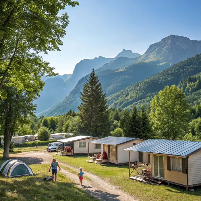 Camping à Novalaise, en Savoie