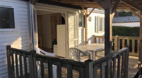 Mobil Home Aqua 3 Chambres 6 Personnes Terrasse Semi-Couverte