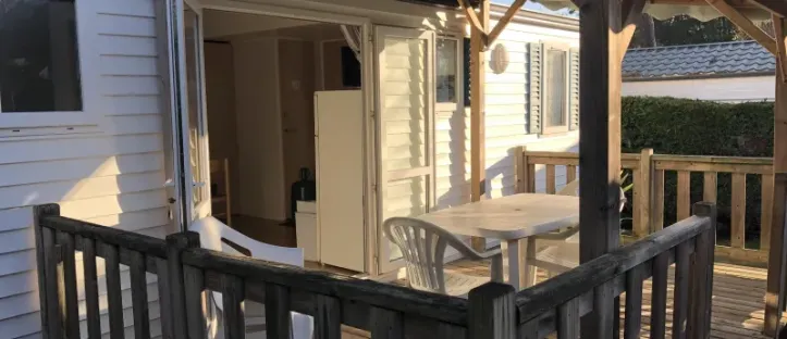 Mobil Home Aqua 3 Chambres 6 Personnes Terrasse Semi-Couverte