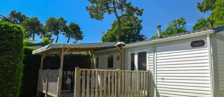 Mobil Home Aqua 2 Chambres 4/6 Personnes Terrasse Semi-Couverte