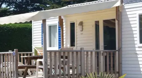 Mobil Home Aqua 2 Chambres - 4/6 Personnes - Terrasse semi-couverte