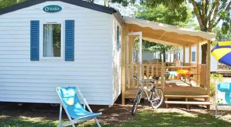 Mobil Home Aqua 2 Chambres - 4/6 Personnes - Terrasse semi-couverte - TV