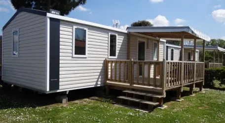 Mobil Home Aqua 3 Chambres 6/7 Personnes - Terrasse Semi-couverte - TV