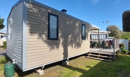 Mobil Home Aqua 2 Chambres 4/5 Personnes - Terrasse Semi-couverte - TV