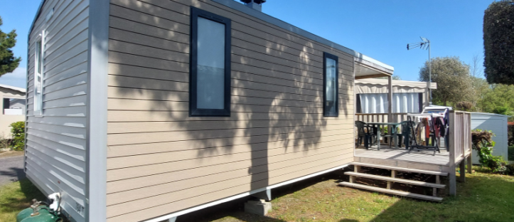 Mobil Home Aqua 2 Chambres 4/5 Personnes - Terrasse Semi-couverte - TV