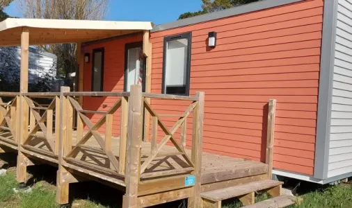 Mobil Home Aqua 2 Chambres - 4/6 Personnes - Terrasse Semi-couverte