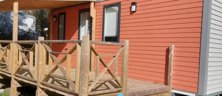 Mobil Home Aqua 2 Chambres - 4/6 Personnes - Terrasse Semi-couverte