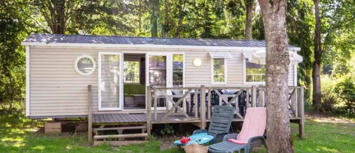 Mobil Home Aqua 3 Chambres - 6 Personnes - Terrasse Semi-couverte