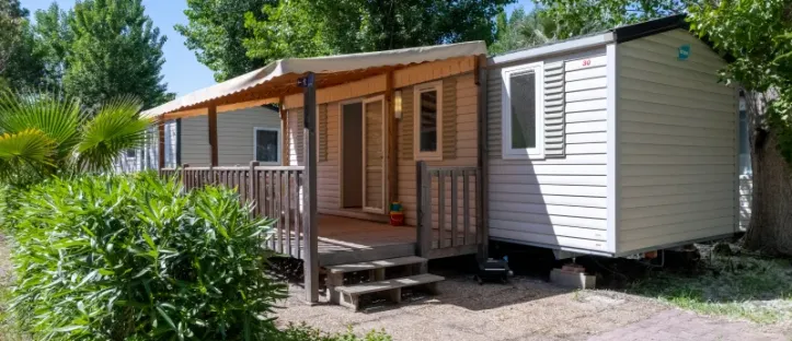 Mobil Home Aqua 2 Chambres 4 Personnes Terrasse Semi-couverte Clim