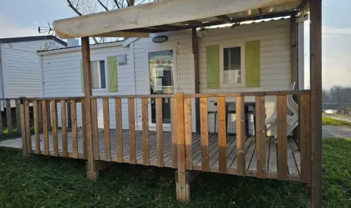 Mobil Home Aqua 2 Chambres 4 Personnes Terrasse Semi-Couverte Clim TV
