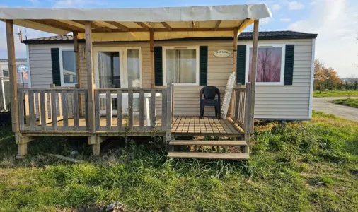 Mobil Home Aqua 3 Chambres 6 Personnes Terrasse Semi-Couverte Clim TV