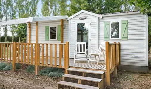 Mobil Home Aqua 2 Chambres 4 Personnes Terrasse Semi-Couverte
