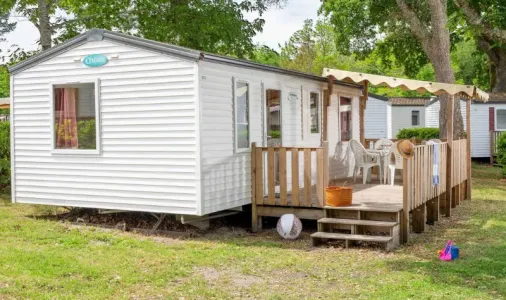 Mobil Home Aqua 3 Chambres 6 Personnes Terrasse semi-couverte