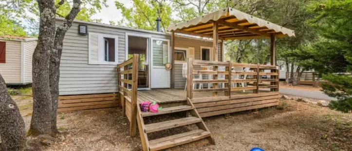Mobil Home Aqua 2 Chambres 4 Personnes Terrasse semi-couverte Clim
