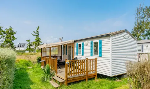 Mobil Home Aqua 2 Chambres 4 Adultes et 2 Enfants Terrasse semi-couverte Clim