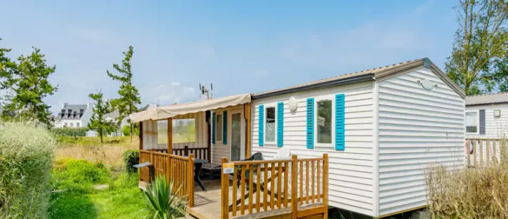 Mobil Home Aqua 2 Chambres 4 Adultes et 2 Enfants Terrasse semi-couverte Clim