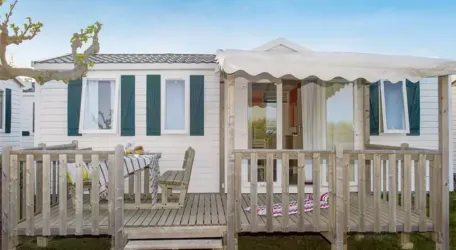 Mobil Home Aqua 2 Chambres 4 Personnes Terrasse semi-couverte