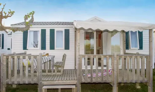 Mobil Home Aqua 2 Chambres 4 Personnes Terrasse semi-couverte