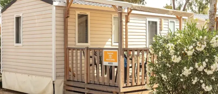 Mobil Home Aqua 3 Chambres 6 Personnes Terrasse semi-couverte Clim