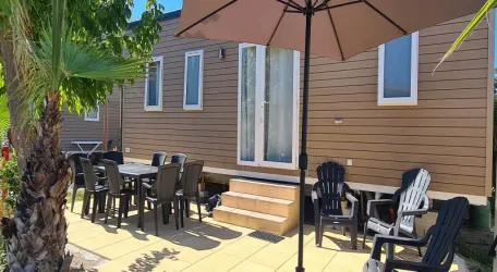 Mobil Home Aqua 3 Chambres 6/8 Personnes Clim TV