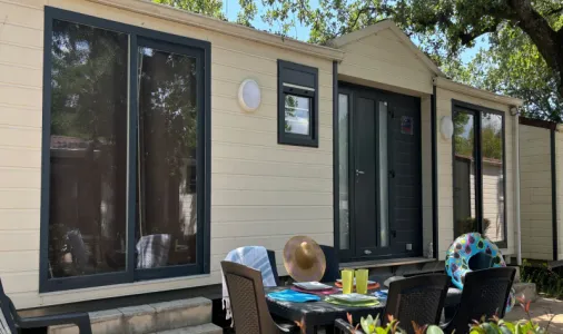 Mobil Home Aqua 2 Chambres 4/6 Personnes Clim TV
