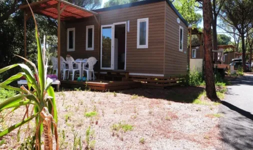 Mobil Home Aqua 3 Chambres 6 Personnes Terrasse Semi-Couverte Clim TV