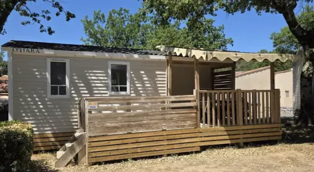 Mobil Home Aqua 2 Chambres 4 Personnes Terrasse semi-couverte Clim