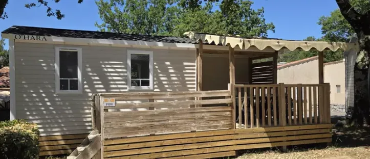 Mobil Home Aqua 2 Chambres 4 Personnes Terrasse semi-couverte Clim