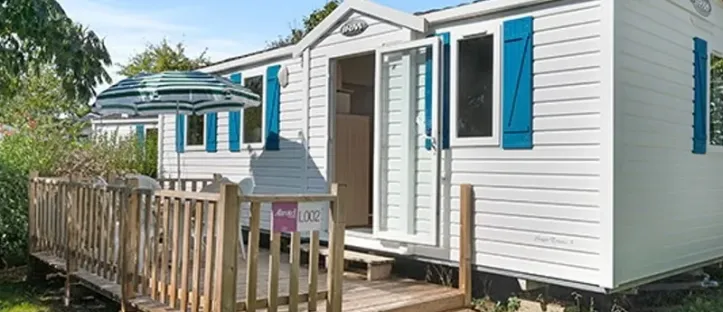 Mobil Home Aqua 2 chambres 4 Adultes et 2 Enfants
