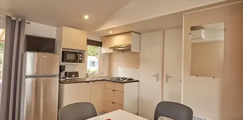 Mobil Home Aqua 3 Chambres 6 Personnes - Cuisine équipée