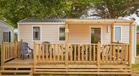 Mobil Home Aqua 3 Chambres 6 Personnes Terrasse semi-couverte