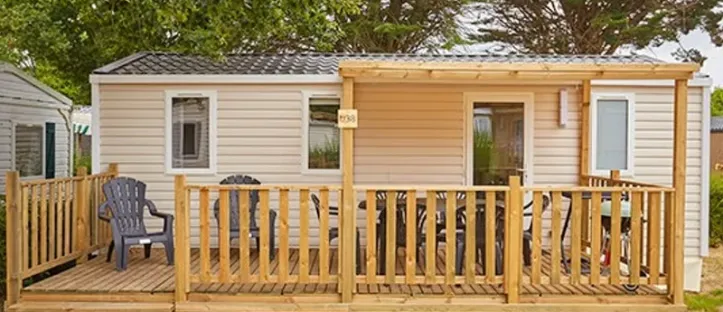 Mobil Home Aqua 3 Chambres 6 Personnes Terrasse semi-couverte