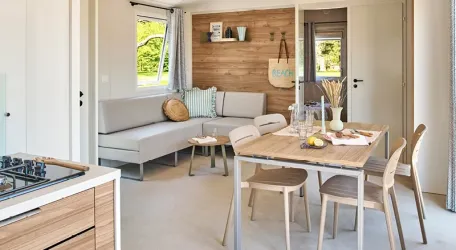 Mobil Home Aqua 2 Chambres 4/6 Personnes Terrasse semi-couverte Clim TV
