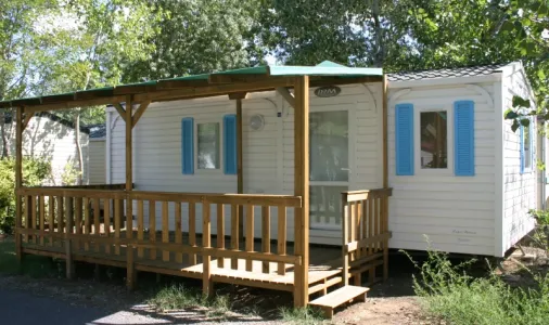 Mobil Home Aqua 2 Chambres 4 Adultes et 2 Enfants Terrasse semi-couverte Clim TV