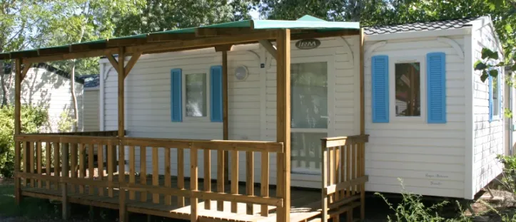 Mobil Home Aqua 2 Chambres 4 Adultes et 2 Enfants Terrasse semi-couverte Clim TV