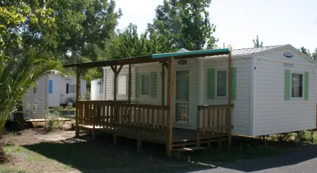 Mobil Home Aqua 3 Chambres 6 Adultes et 2 Enfants Terrasse semi-couverte Clim TV