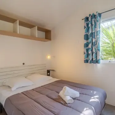 Chambre du Cottage Prestige 2CH - 4P - Camping Le Paradis