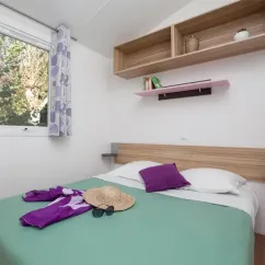 Chambre du Cottage Confort 3CH - 6P - Camping Le Paradis
