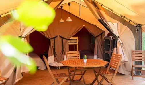 Tente Lodge 2 Chambres 5 Personnes Sans sanitaires