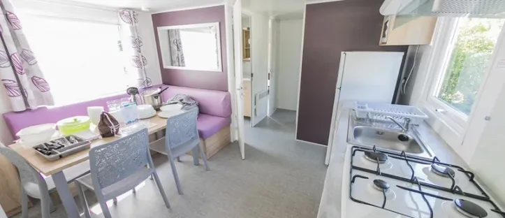 Mobil Home Premium 3 Chambres 6 Personnes et 1 Bébé