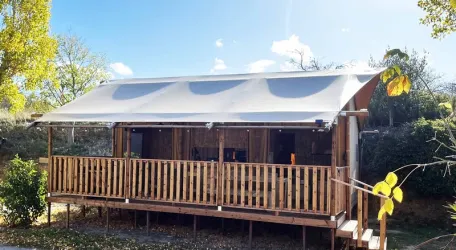 Glamping Lodge Premium 2 Chambres 4 Personnes
