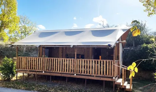 Glamping Lodge Premium 2 Chambres 4 Personnes