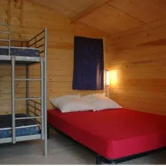 Chalet Provence 4 Personnes Sans sanitaires - Le Lavandin : lits superposés et lit simple