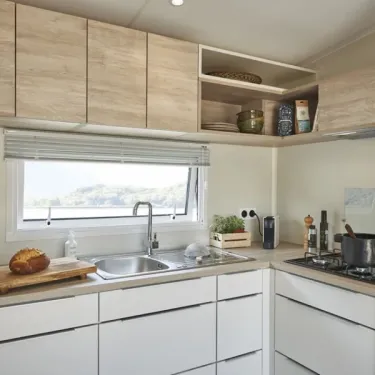 Cuisine du Mobil Home Malibu Premium Landrezac Plage