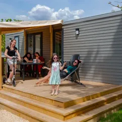 Mobil Home Premium Saumur 3 Chambres 6 Personnes - Camping Paradis Les Nobis d'Anjou